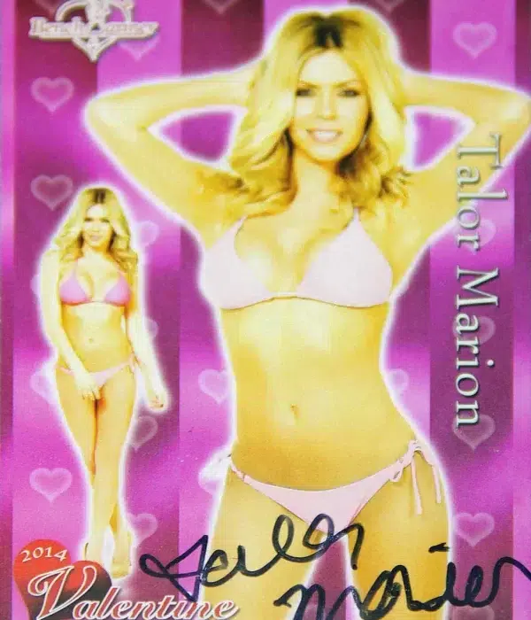 2014 Talor Marion #TM-V Bench Warmer Valentine Authentic Autograph - front