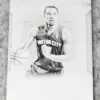 2016 Brandon Jennings #100 Panini National Treasures Printing Black Plate SN#1 - front
