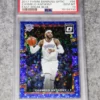 2017-18 Carmelo Anthony #96 Panini Donruss Optic Fast Break Blue Prizm SN#29 PSA 10 GEM MT - front
