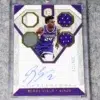 2018-19 Buddy Hield #CS-BHD Panini Cornerstones Quad Jersey Autographs SN#39 - front