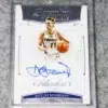 2020-21 Detlef Schrempf #LEG-SCH Panini Flawless Legendary Scripts Autograph Silver SN#18 - front