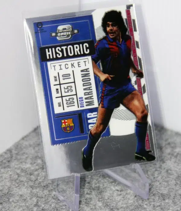 2020-21 Diego Maradona #5 Panini Chronicles Contenders Optic Historic Ticket - stand