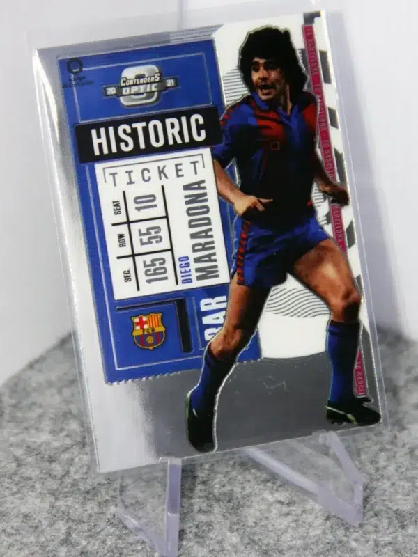 2020-21 Diego Maradona #5 Panini Chronicles Contenders Optic Historic Ticket - stand
