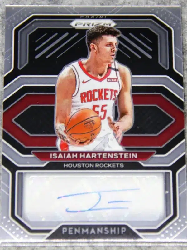 2020-21 Isaiah Hartenstein #PE-ISA Panini Prizm Penmanship Autograph - front