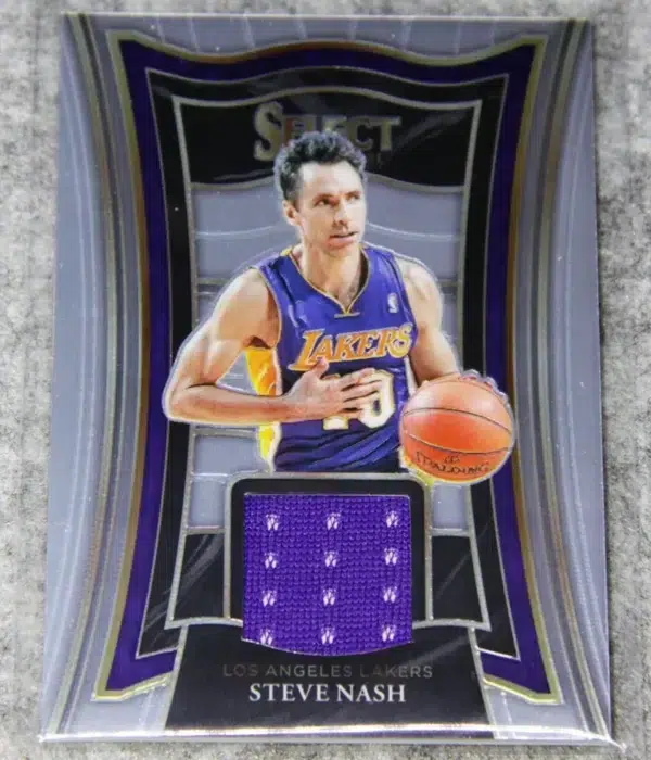 2020-21 Steve Nash #SS-SNA Panini Select Selective Swatches - front