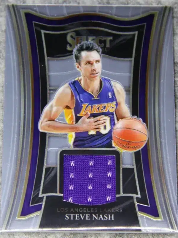 2020-21 Steve Nash #SS-SNA Panini Select Selective Swatches - front