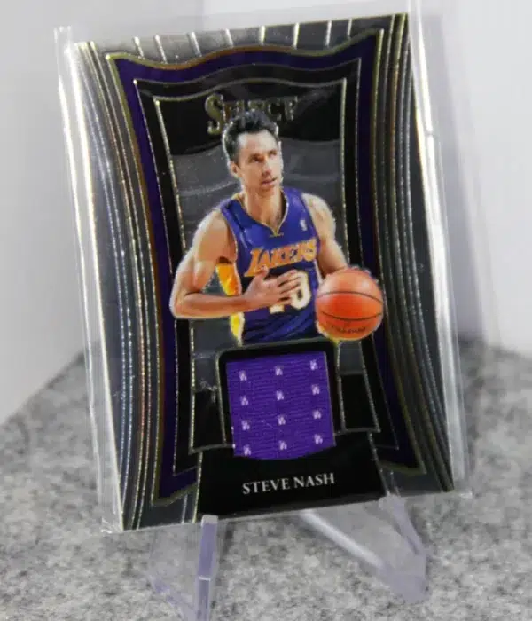 2020-21 Steve Nash #SS-SNA Panini Select Selective Swatches - stand