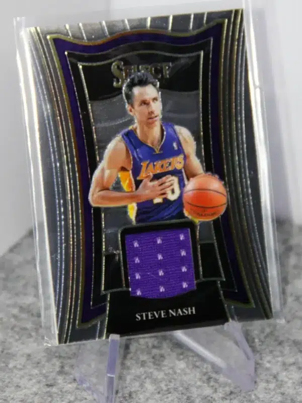 2020-21 Steve Nash #SS-SNA Panini Select Selective Swatches - stand