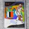 2021-22 Al Harrington #XF-AHR Panini Select X-Factor Tie Dye Prizm Autograph SN#18 - front