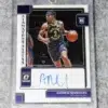 2021-22 Andrew Nembhard #SS-ANH Panini Donruss Optic Signature Series Autograph RC - front