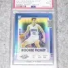 2021-22 Franz Wagner #18 Panini Contenders Optic Rookie Ticket Silver Prizm RC PSA 9 MT - front