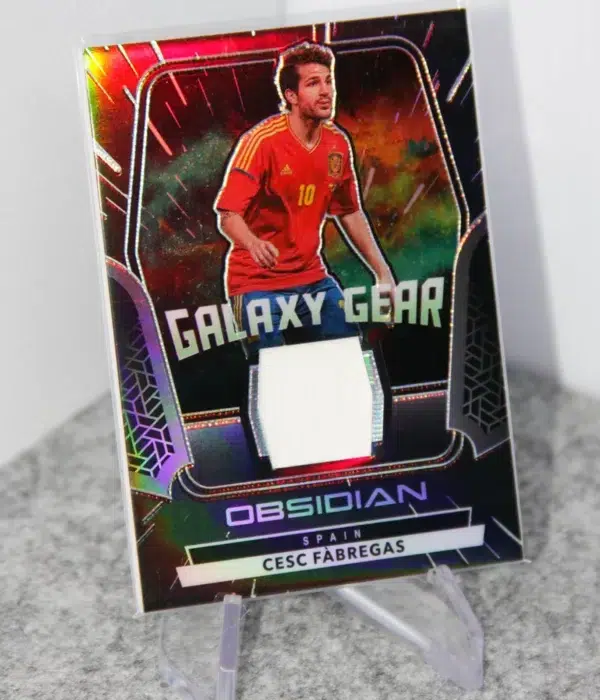 2022-23 Cesc Fabregas #GG-CSC Panini Obsidian Galaxy Gear Relic SN#100 - stand
