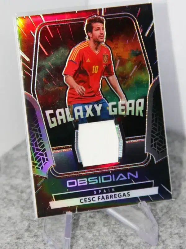 2022-23 Cesc Fabregas #GG-CSC Panini Obsidian Galaxy Gear Relic SN#100 - stand