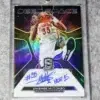 2022-23 Dikembe Mutombo #DS-KAH Panini Spectra Deepspace Autograph Silver Prizm SN#91 - front