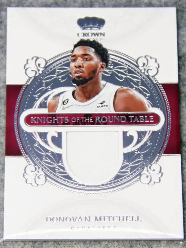 2022-23 Donovan Mitchell #KRT-DVM Panini Crown Royale Knights of The Round Table - front