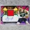2022-23 Jonas Valanciunas #AM-JVL Panini Select Autographed Memorabilia Purple Prizm SN#41 - front