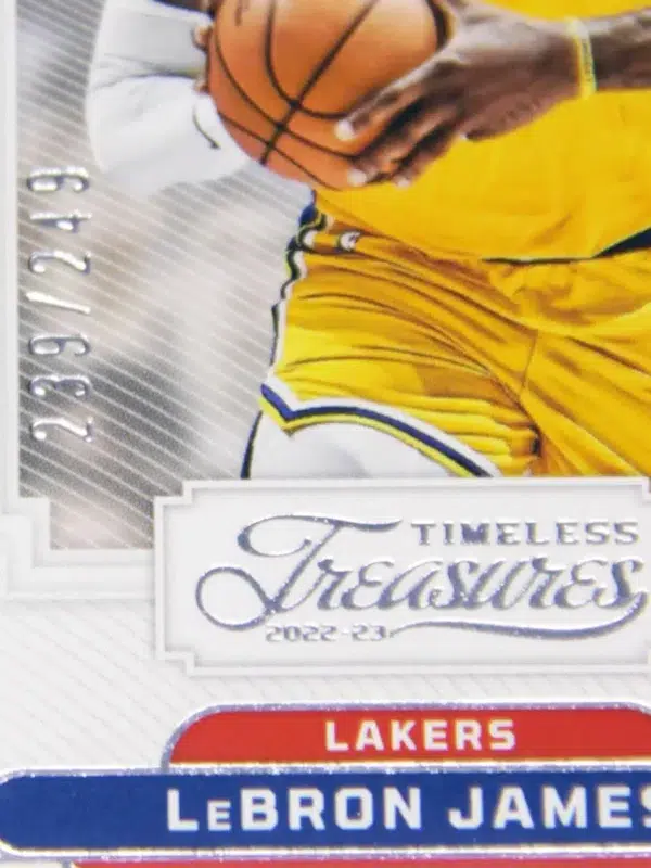 2022-23 LeBron James #367 Panini Chronicles Timeless Treasures SN#239 - detail