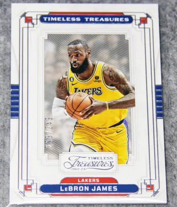 2022-23 LeBron James #367 Panini Chronicles Timeless Treasures SN#239 - front
