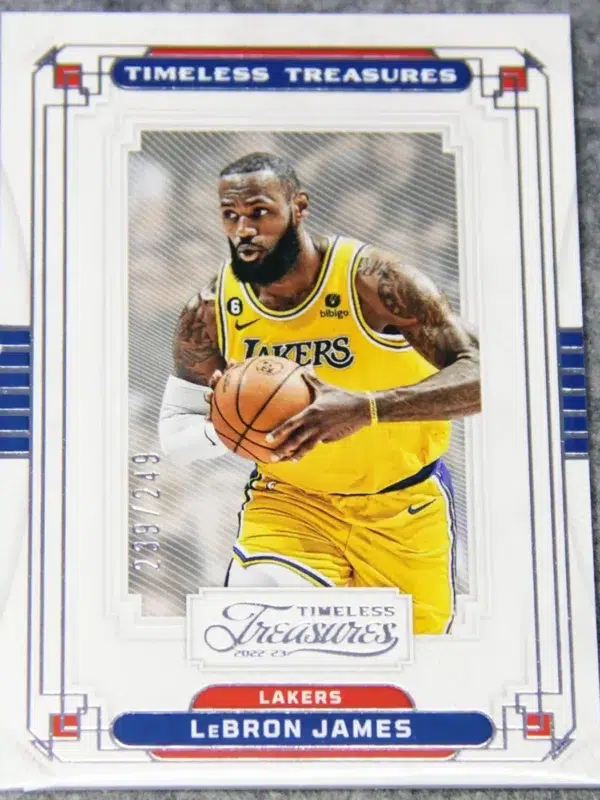2022-23 LeBron James #367 Panini Chronicles Timeless Treasures SN#239 - front