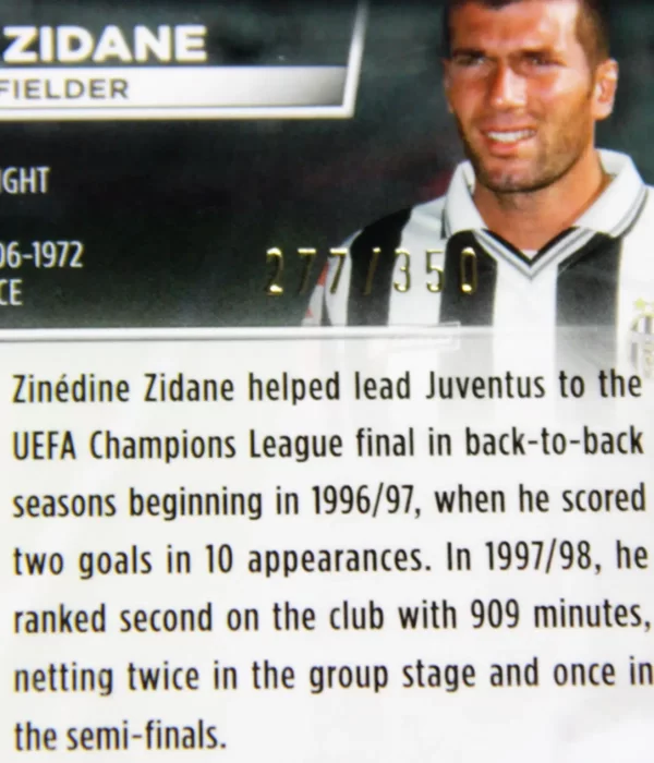 Corinthian Prostars Elite Zinedine Zidane Soccer Figure