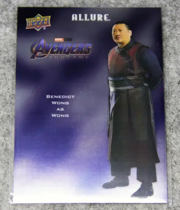 2022 Benedict Wong as Wong #CP-23 Upper Deck Marvel Allure Avengers Character Posters - front