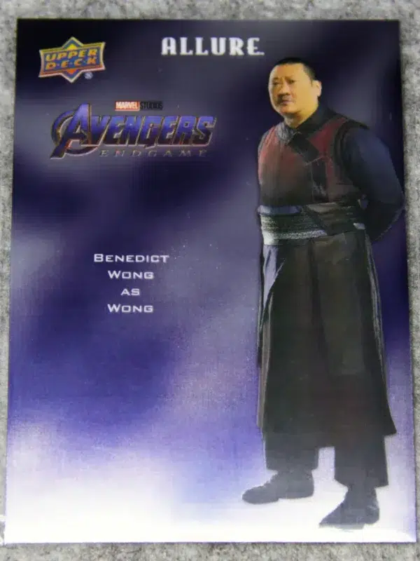 2022 Benedict Wong as Wong #CP-23 Upper Deck Marvel Allure Avengers Character Posters - front