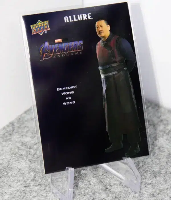 2022 Benedict Wong as Wong #CP-23 Upper Deck Marvel Allure Avengers Character Posters - stand
