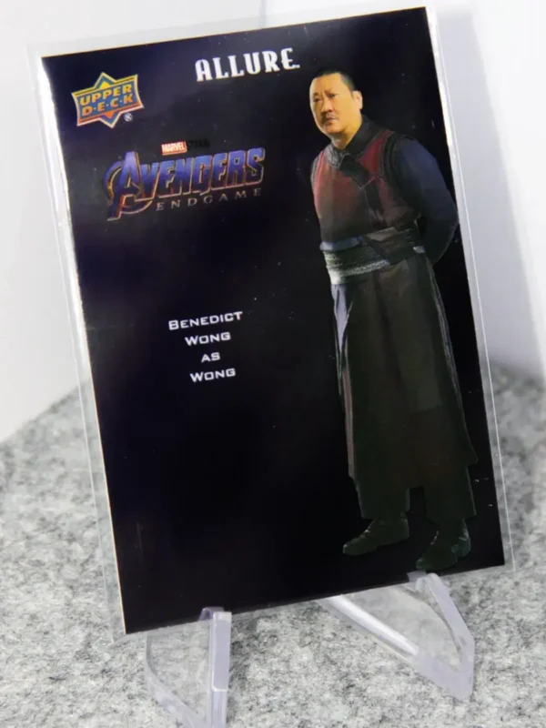 2022 Benedict Wong as Wong #CP-23 Upper Deck Marvel Allure Avengers Character Posters - stand