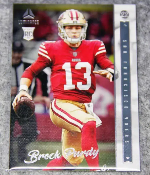 2022 Brock Purdy #213 Panini Chronicles Luminance RC - front