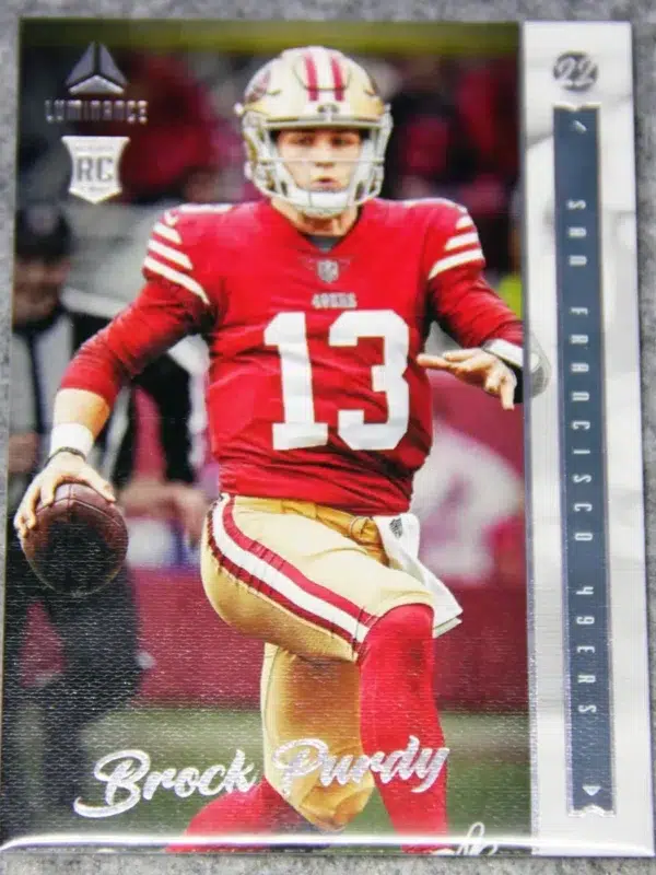 2022 Brock Purdy #213 Panini Chronicles Luminance RC - front