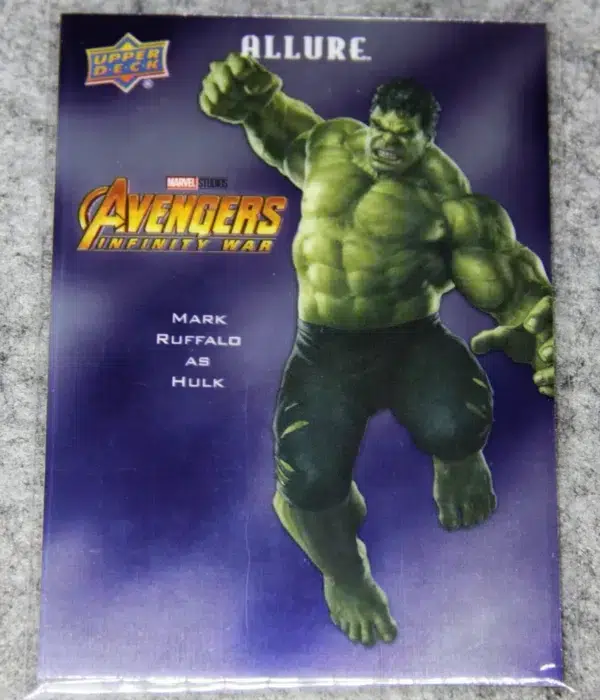 2022 Mark Ruffalo as Hulk #CP-19 Upper Deck Marvel Allure Avengers Character Posters - front