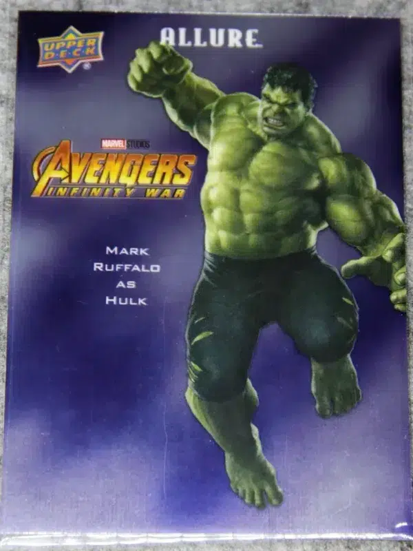 2022 Mark Ruffalo as Hulk #CP-19 Upper Deck Marvel Allure Avengers Character Posters - front