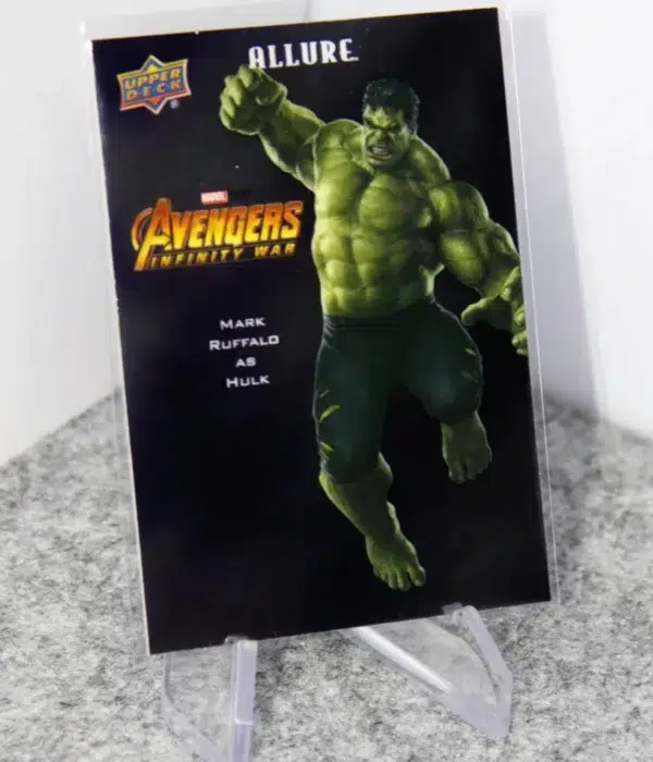 2022 Mark Ruffalo as Hulk #CP-19 Upper Deck Marvel Allure Avengers Character Posters - stand
