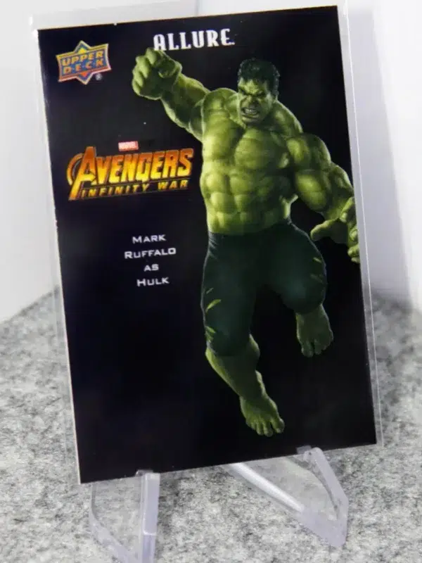 2022 Mark Ruffalo as Hulk #CP-19 Upper Deck Marvel Allure Avengers Character Posters - stand