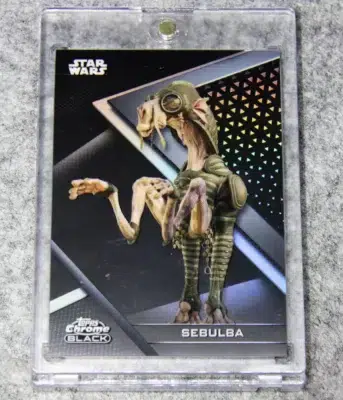 2022 Sebulba #40 Topps Star Wars Chrome The Phantom Menage Back Refractor SN#141 - front