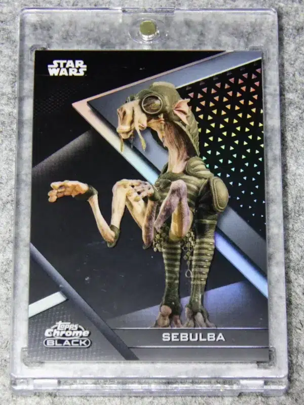 2022 Sebulba #40 Topps Star Wars Chrome The Phantom Menage Back Refractor SN#141 - front
