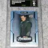 2022 Tom Hiddleston as Loki #148 Upper Deck Marvel Allure Avengers Sky Blue SP GMA 10 GEM MT - front