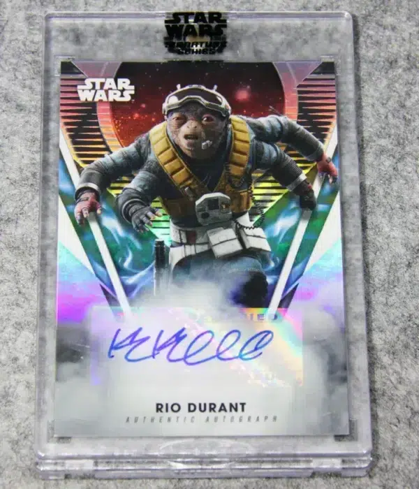 2023 Katy Kartwheel as Rio Durant #A-KK Topps Star Wars Rogue One A Star Wars Story Authentic Autograph - front