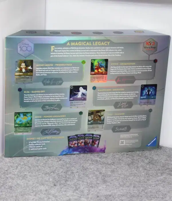 Disney Lorcana TCG Disney100 Collector's Edition including Rise of the Floodborn Boosters - back