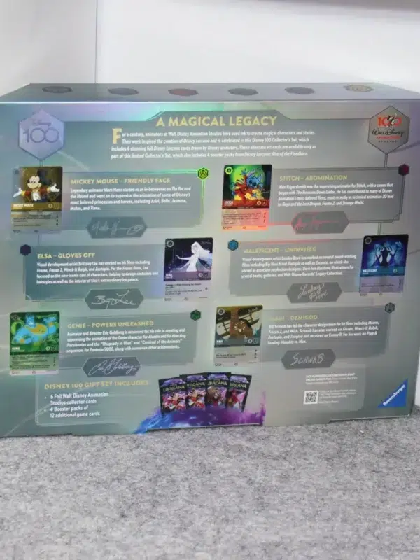 Disney Lorcana TCG Disney100 Collector's Edition including Rise of the Floodborn Boosters - back