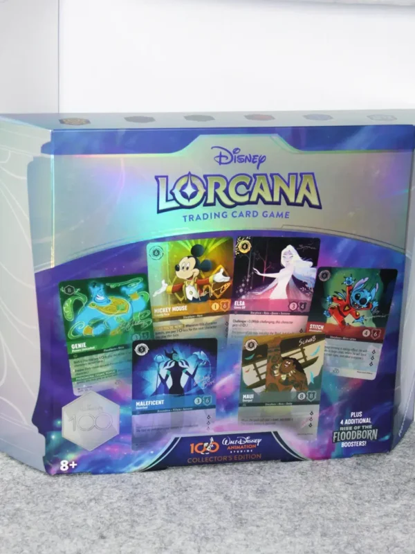 Disney Lorcana TCG Disney100 Collector's Edition including Rise of the Floodborn Boosters - front