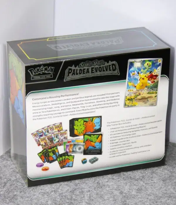 Pokemon TCG Scarlet & Violet Paldea Evolved Elite Trainer Box - back