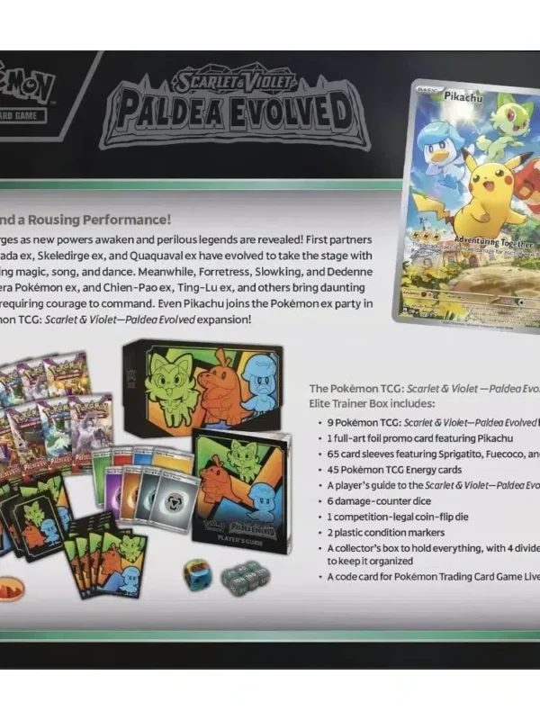 Pokemon TCG Scarlet & Violet Paldea Evolved Elite Trainer Box - supplier2
