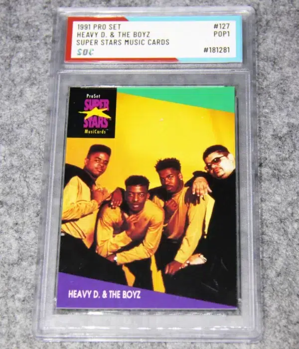 1991 Heavy D & The Boyz #127 ProSet Super Stars Music Cards SOC POP1 - front