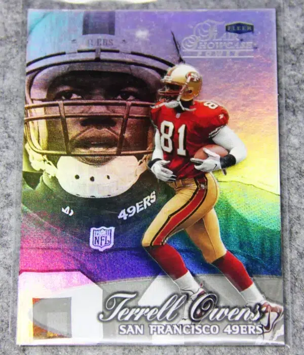 1999 Terrell Owens #I-23 Fleer Flair Showcase Power - front