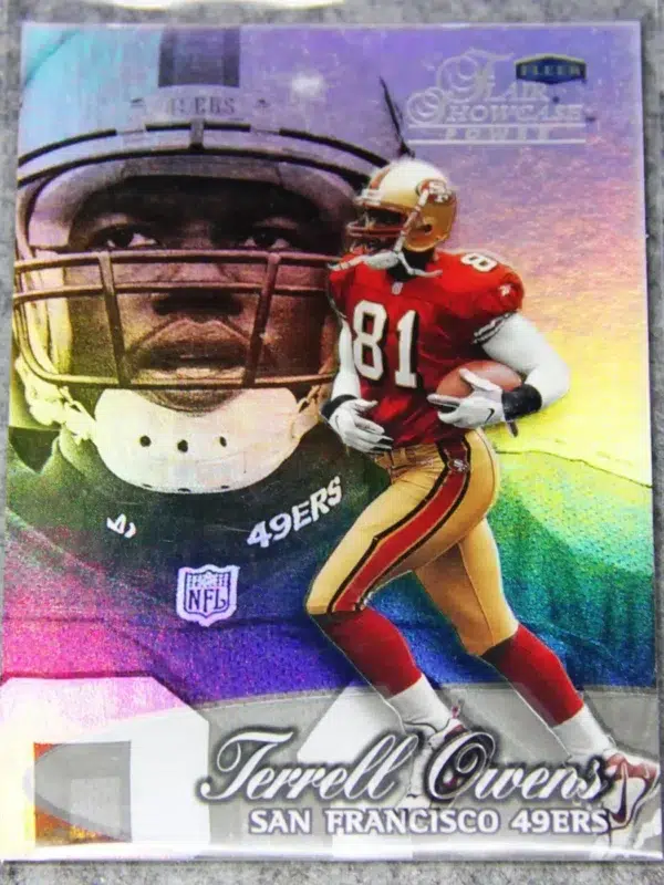 1999 Terrell Owens #I-23 Fleer Flair Showcase Power - front