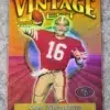 2001 Joe Montana #VB-JM Topps Bowman's Best Vintage Best - front