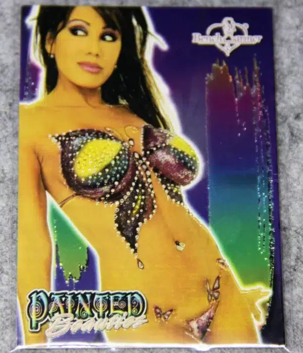 2003 Brooke Morales #3-10 Bench Warmer Painted Beauties Foil - front