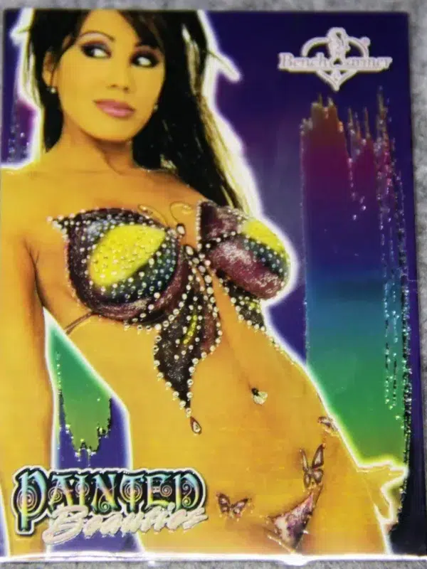 2003 Brooke Morales #3-10 Bench Warmer Painted Beauties Foil - front