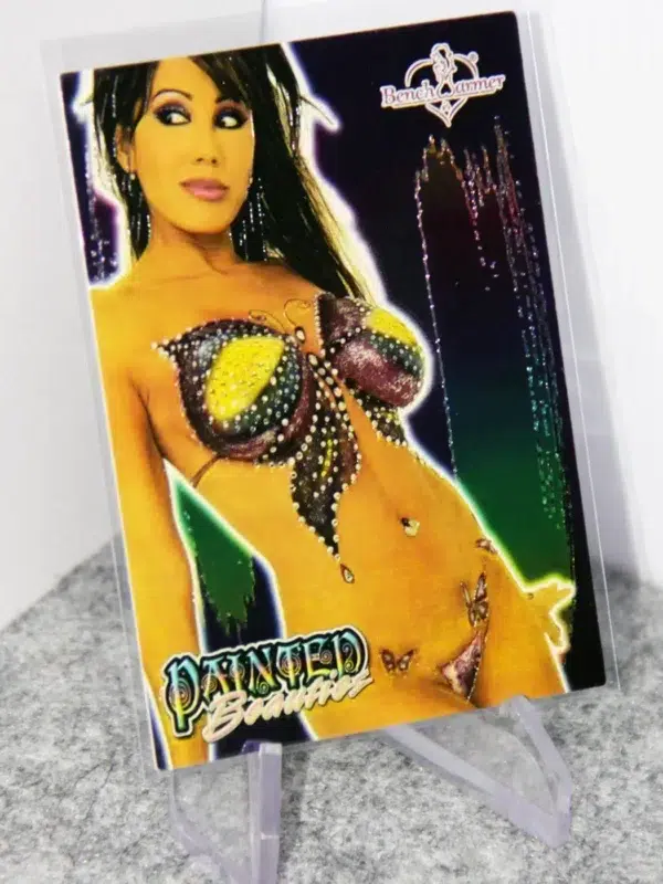 2003 Brooke Morales #3-10 Bench Warmer Painted Beauties Foil - stand